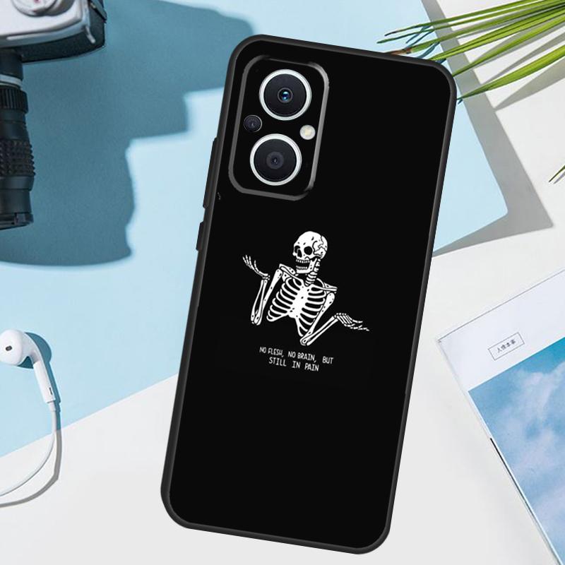 

Skeleton Art Cover For OPPO Reno 13 F 10 11 12 14 Pro 11F 12F 14F 7 8 Lite OPPO Find X9 X8 X5 X6 Pro Case OPPO Reno8 Pro
