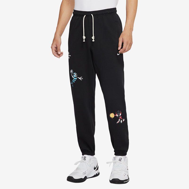 Nike Knitted Sweatpants Men's Black Moderate Cuffed Pants DO9157-010