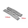 Board Fasteners Set with Screws 6 Pieces for Wood and Metal Panels Robust Metal Sheet Connector for Construction and Assembly