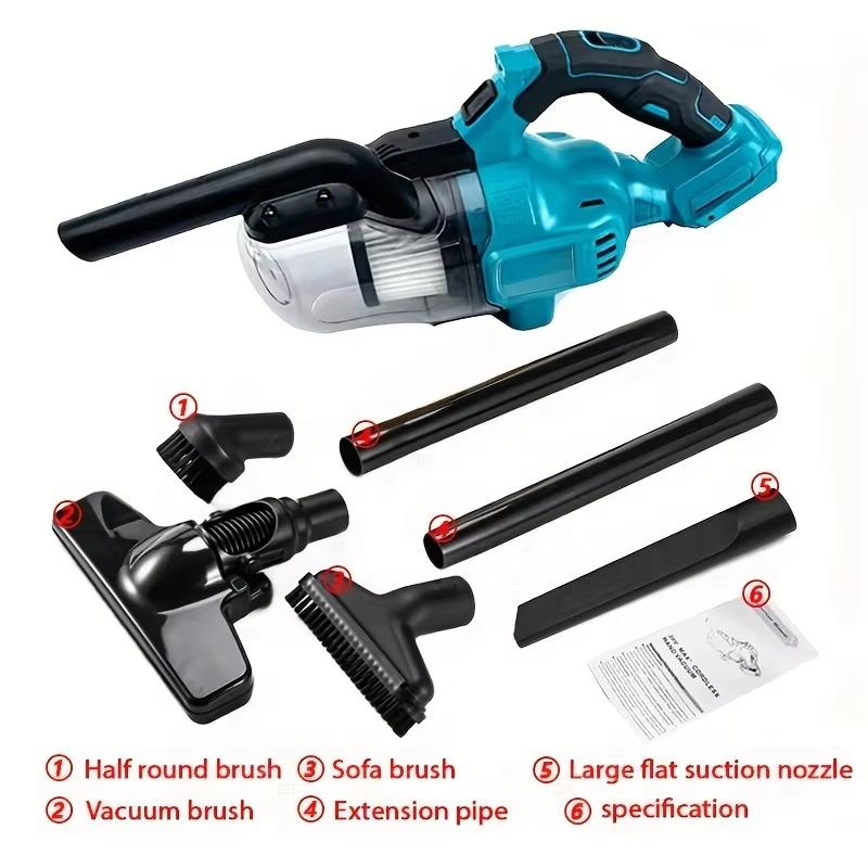 

Cordless Handheld Vacuum Cleaner Fit Makita 18V Battery Portable For Floor Industrial Construction Carpet Car Pet Hair Cleaning