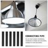 Lighting Accessories Flanging Sleeve for Lamp Base Replacement 6Pcs Iron