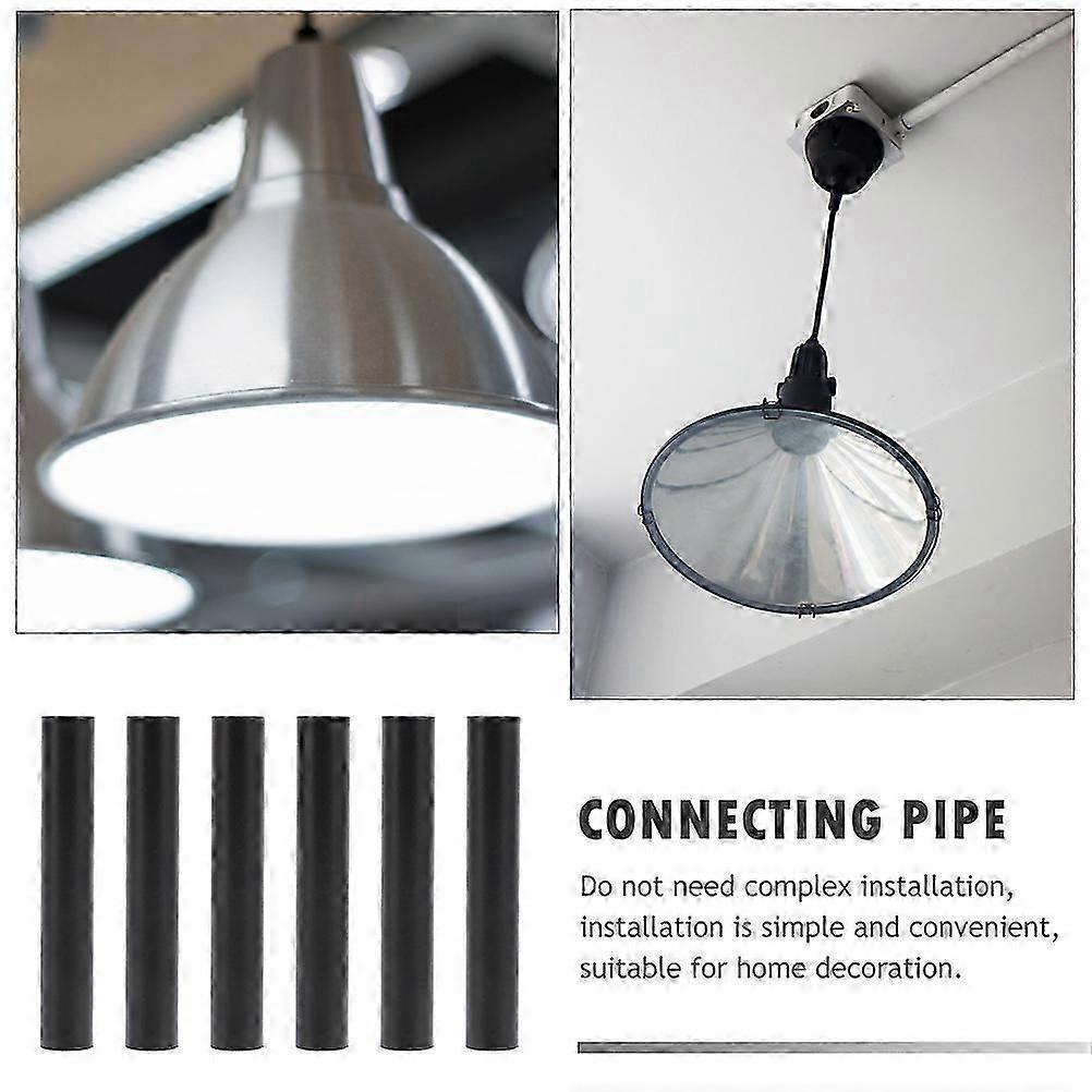 Lighting Accessories Flanging Sleeve for Lamp Base Replacement 6Pcs Iron