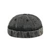 Unisex Distressed Denim Landlord Cap - Trendy Street Style Hipster Hat for Spring and Autumn