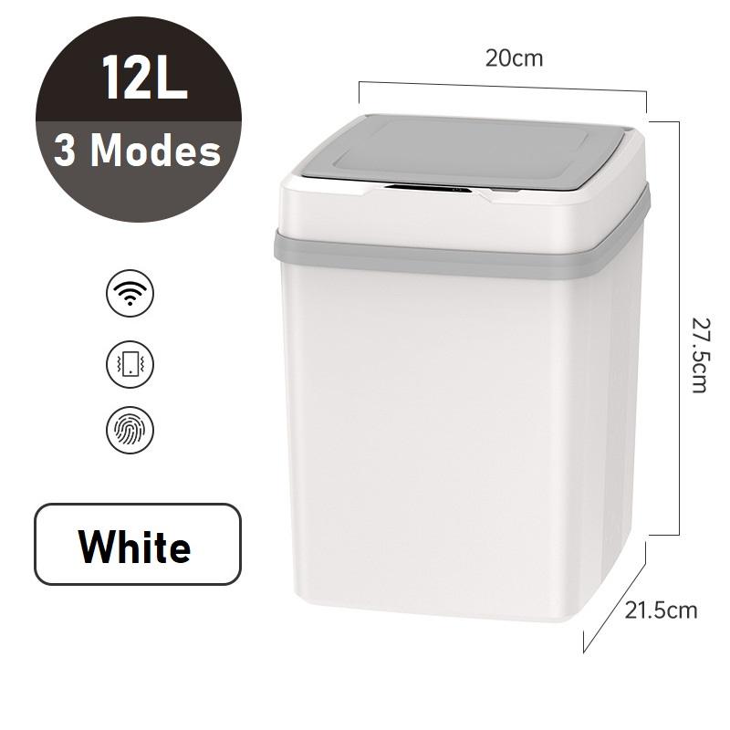 

12 л Автоматический интеллектуальный датчик мусорного ведра Роскошный индукционный датчик мусорного ведра для ванной комнаты туалета кухни мусорная корзина может USB Charge
