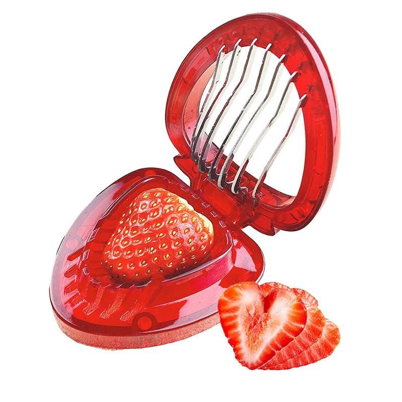 Strawberry  Slicer Stainless Steel Strawberry Cutter Kitchen Accessories