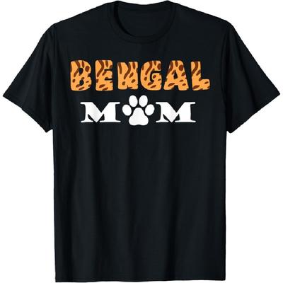 Bengal Cat Mam Design T-Shirt for Men Women