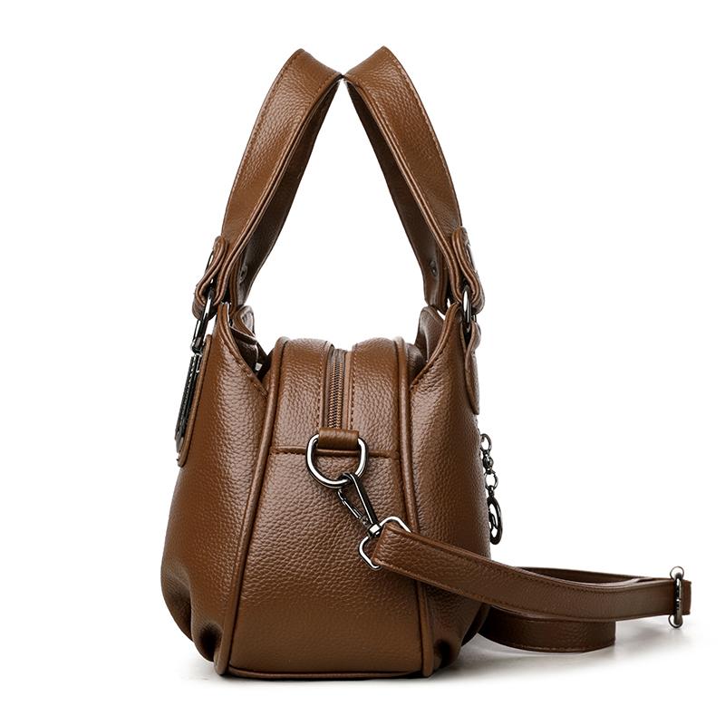 Women's Solid Color Shoulder Bag Middle-Aged and Elderly Mother Crossbody Bag