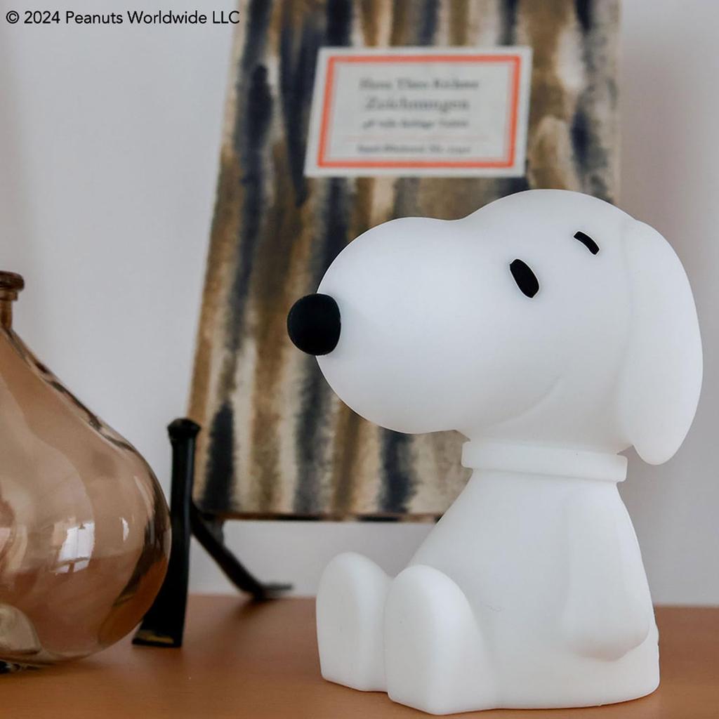 Maria Bundle of Light eine niedliche LED-Tischleuchte mit Snoopy als Stilllicht und Wickelleuchte Ein tolles Geburtstags-Herr. Snoopy, leicht. Geschenk.