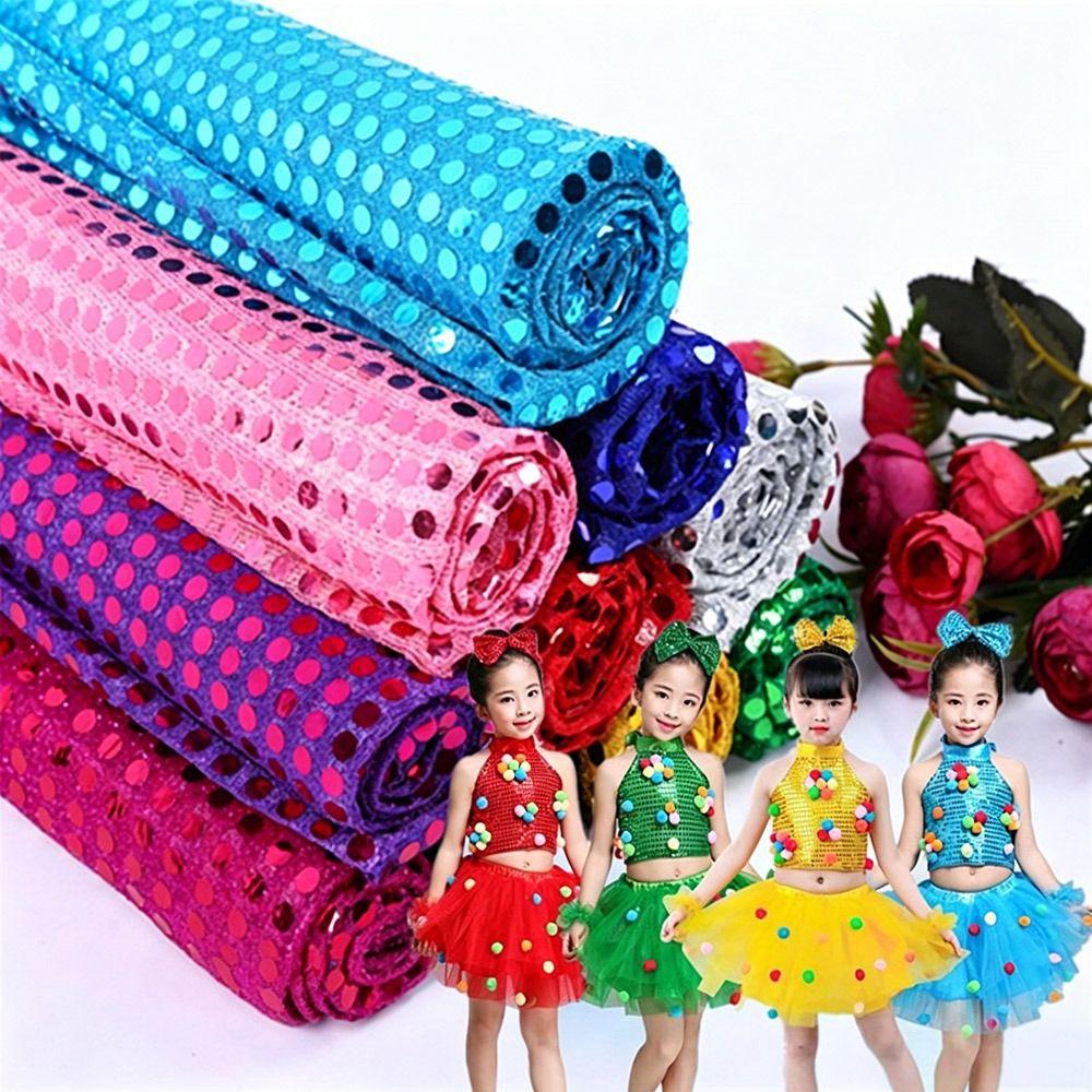 DIY Sequin Fabric Shiny Sequins Sequin Cloth Fashion Glitter Cloth Wedding