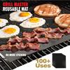 1-10 stücke Antihaft-BBQ-Grillmatte 40*33 cm Backmatte BBQ-Tools Kochen Grillen Blatt Hitzebeständigkeit Leicht zu reinigen Küche