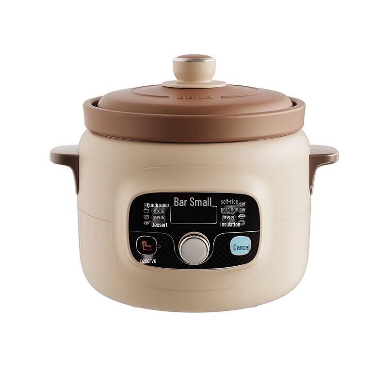 Bear 4L Electric Purple Clay Stew Pot CN plug (adapter included)