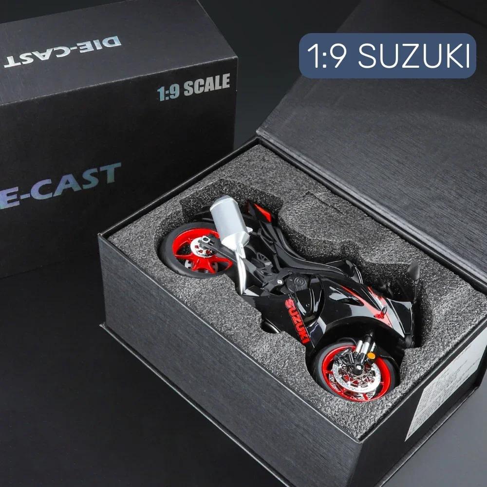 1:9 Suzuki Hayabusa 2025 GSX-1000R Alloy Scale Motorcycle Model Diecast Metal Static Collection Gift BoxAlloy Motorcycle Model
