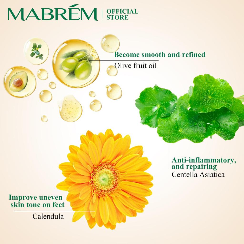 MABREM Krem do stóp z nagietkiem - Zmiękcza, nawilża i złuszcza 40g