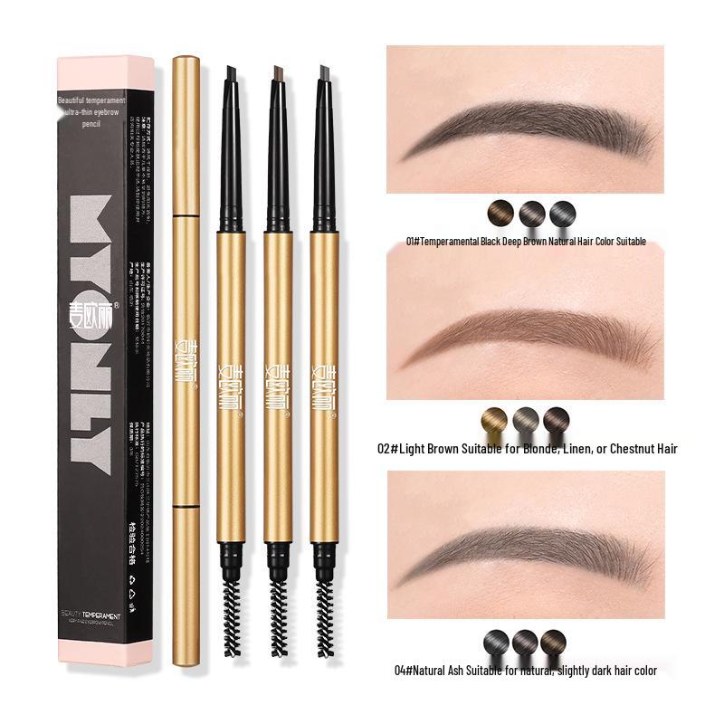 Maiolee Little Gold Dual-Ended Ultra-Fine Smudge-Proof Eyebrow Pencil