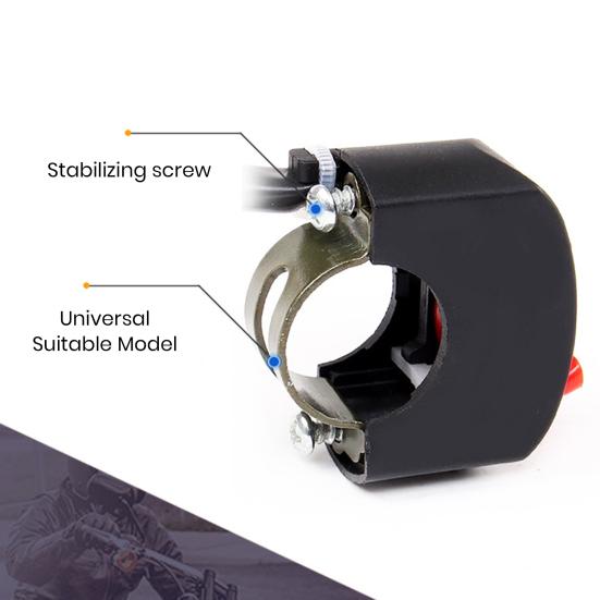 Motorcycle Headlight Handlebar Toggle Switch Screw Mount Light On-Off Main Vice Control Switch Motorbike Dirt Bike ATV UTV Scooter Accessories