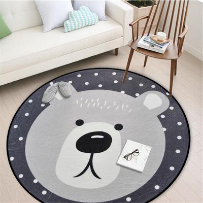 Animal Round Carpet Floor Mat Room Coffee Table Hanging Basket Garden Blanket Room Computer Chair