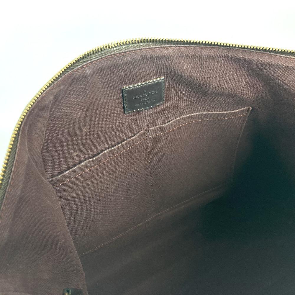 Louis Vuitton N41013 Damier Iena MM Shoulder Bag Tote Bag Canvas Ebene Brown