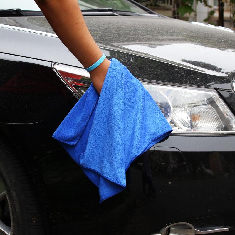 "Thickened Flannel Car Wash Towel, Super Absorbent (360g, 30x70cm)"
