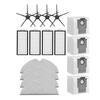 AB34-16 Stück Für Roborock Q7 / Q7+ / Q7 Max+ Saugroboter Seitenbürste Wischmopp Filter Staubbeutel Set Reiniger Teile Ersatz