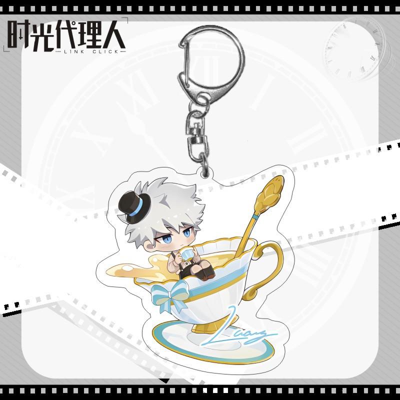 6CM Anime Link Click Shiguang Daili Ren Cosplay Schlüsselanhänger Cheng Xiaoshi Lu Guang Acryl Figur Anhänger Schlüsselanhänger Geschenk für Fans