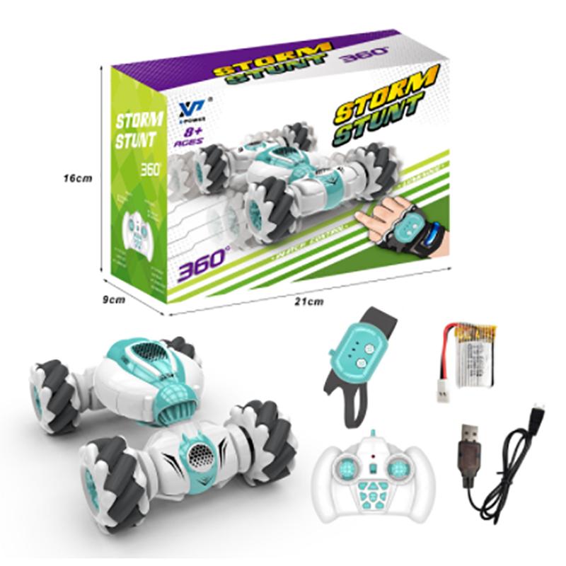 RC Stunt Car, 2.4GHz Remote Control Gesture Sensor Toy Cars Watch Toy Cars for Boys & Girls Birthday