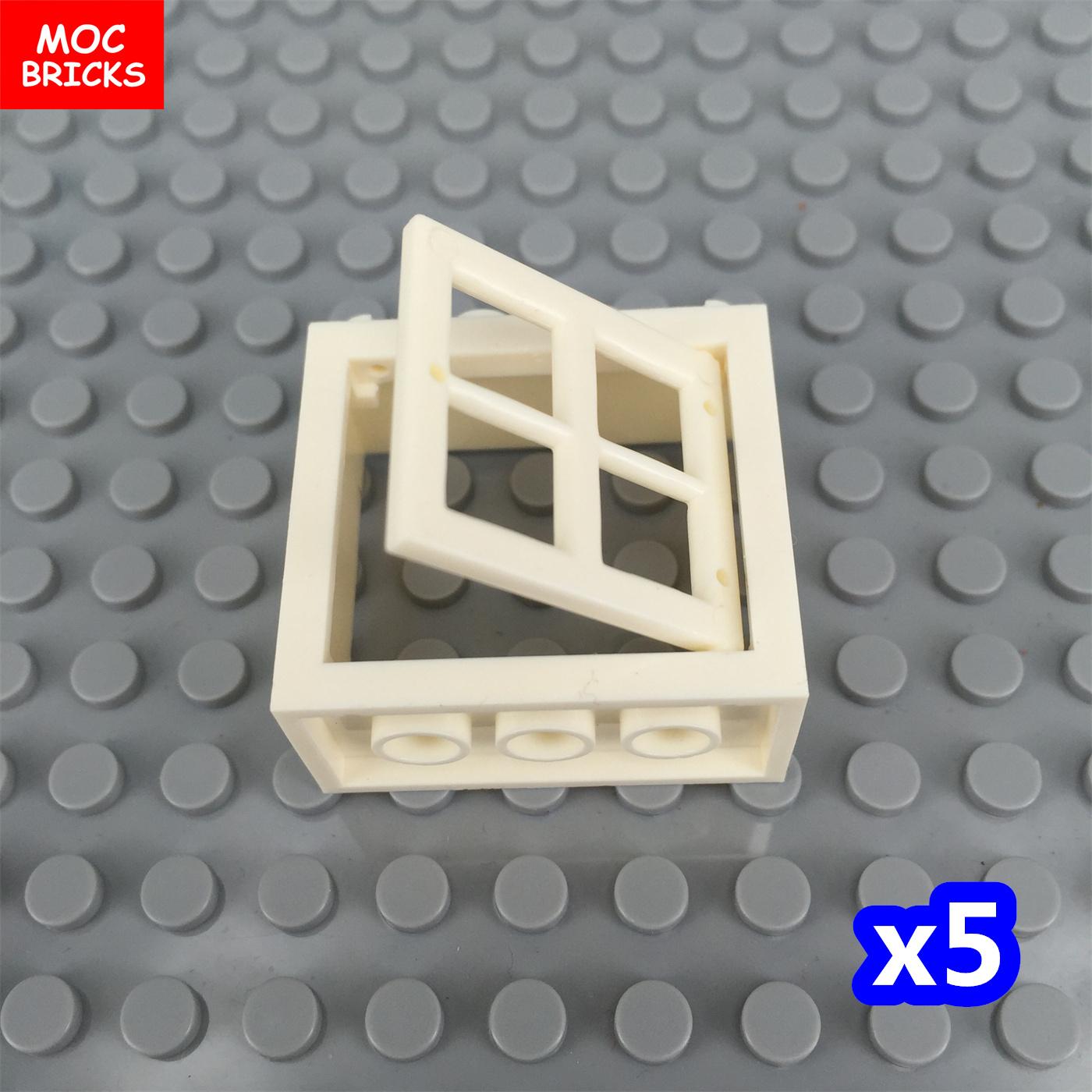 

Нетоксичные кубики Moc Город Дверь Окна Аксессуары Строительные блоки Дом Забор Лестница Лестница Детали для DIY Игрушка Для ребенка