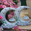 Pet Memorial Statue Dogs Cats TombstonesFigurine Resins Sculpture Garden Decors