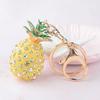 Mini Pineapple Keychain, Diamond Set, Women's Bag Pendant, Creative Handmade Accessories, Small Gifts