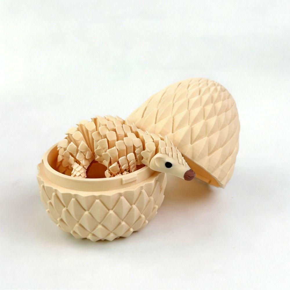 Articulated 3D Printed Pangolin Figurine Creative Animal Model Decoration  Indoor Outdoor Use