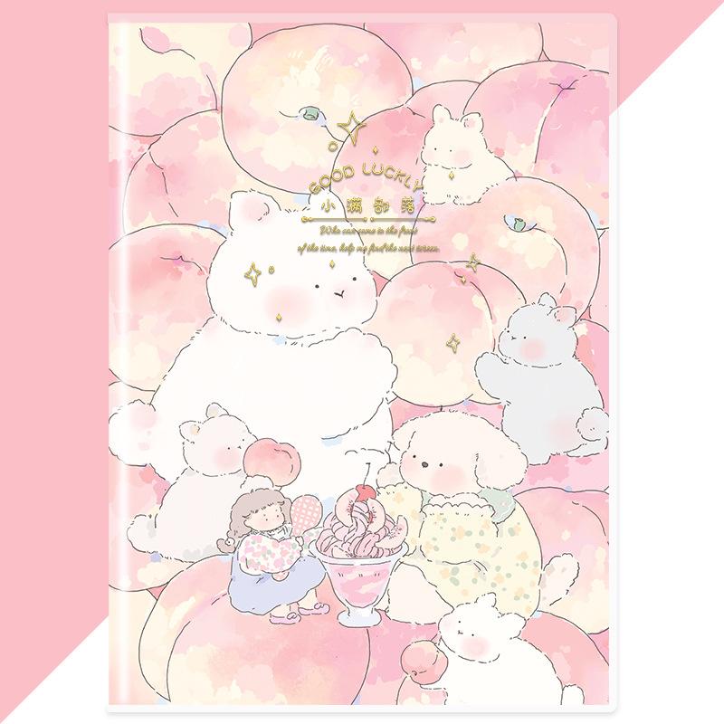 

Glue Set Book Healing Xiaoman Cute Girl Heart B5 Notebook Girls Color Edge Spray Notepad