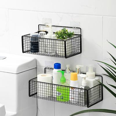 NEW Kitchen And Bathroom Storage Rack No Drilling Required Wall-Mounted Storage Rack