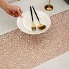Běhoun na stůl Proti opaření PVC Dutý design Odolný vůči vysokým teplotám Podložka na jídlo Ochrana proti opaření Kryt na jídelní stůl