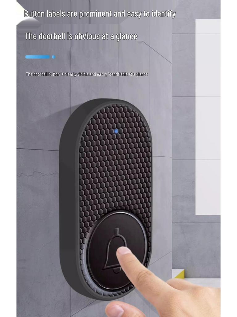 Smart Long-Range Wireless Doorbell with One-Button Call for Elderly & Patients