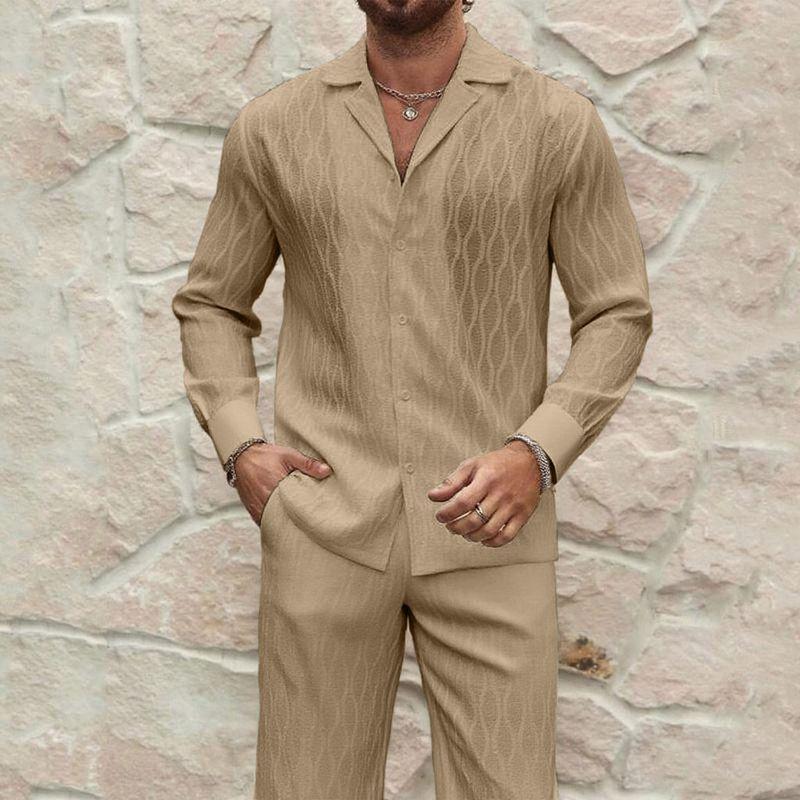Men's Suit Cross-Border European and American Summer New Casual Men's Sports Suit