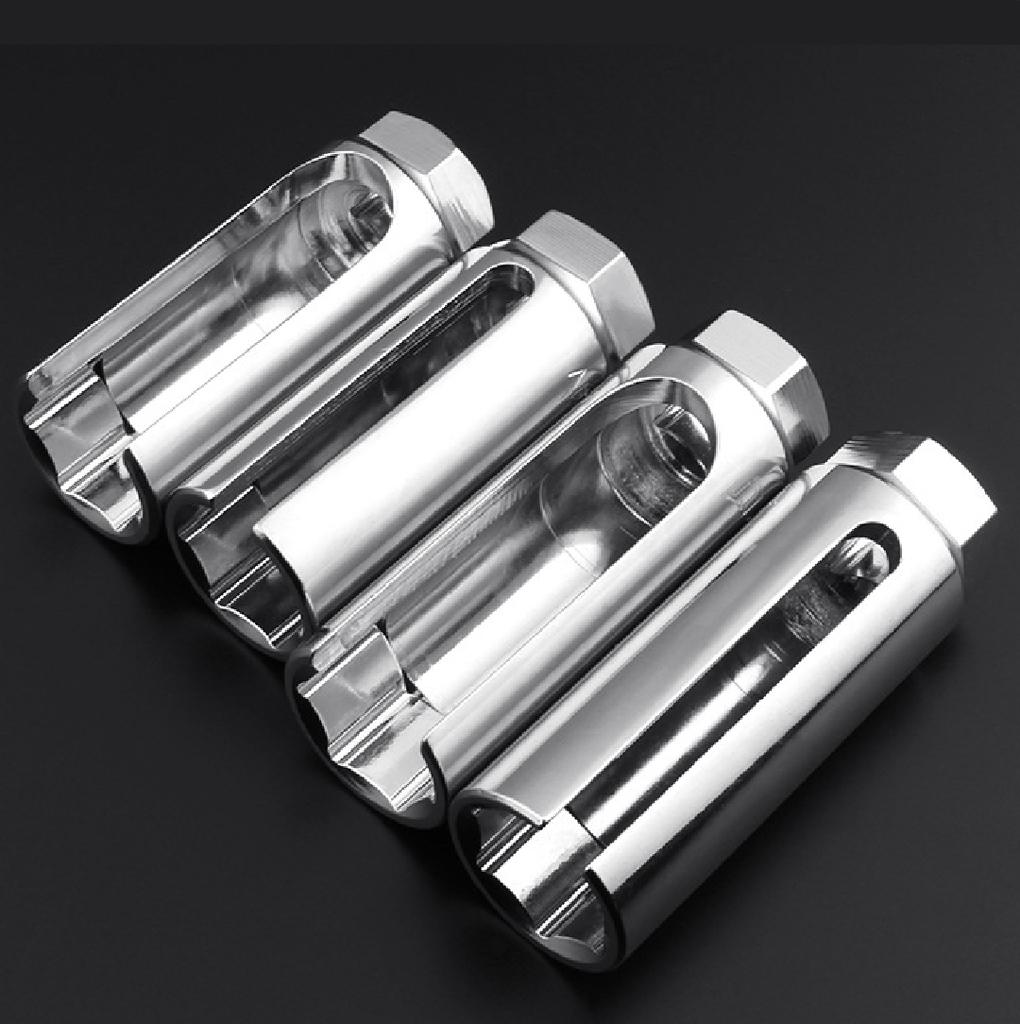 Universal 22mm Auto Lambda Sauerstoffsensor Steckschlüssel Ausbau Einbauwerkzeug CR-V Stahl Für 1/2" & 3/4" Antrieb 8mm/20mm Schlitz