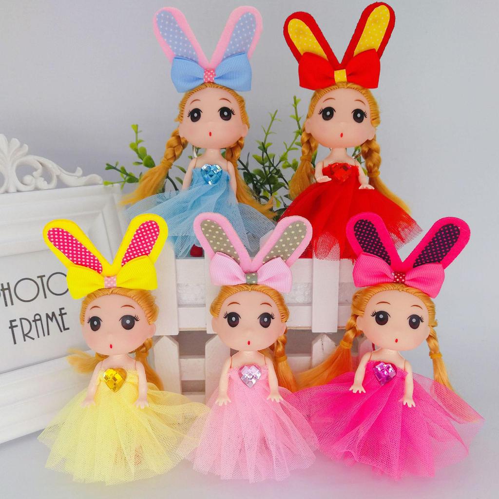 Happy Princess 12cm Girl Doll Keychain – Perfect Kindergarten Reward Gift