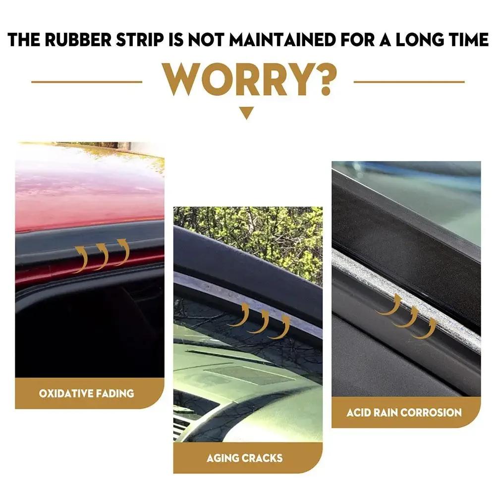 100ml Car Rubber Curing Agent Renovator Care Spray Auto Liquid Wax Polishing Agent Care Agent