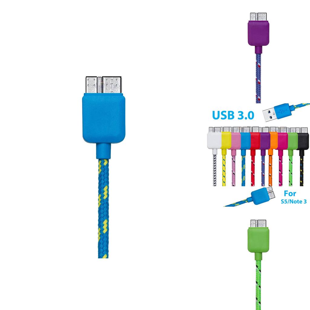 Nylon Braided Charging Cable For Smartphones With Fast Data Transfer For Travel And Daily Use