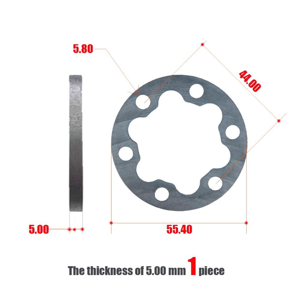 E-Bike Electric Scooter Brake Gasket Spacer 6 Holes Disc Washer 2mm 2.5mm 4/5mm