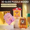 1pc 3D Sliding Cartoon Animal Puzzle – 9 Grid 3D Puzzle, Educational Toy for Kids, Perfect for Back-to-School, Halloween, Christmas, Birthday Gifts