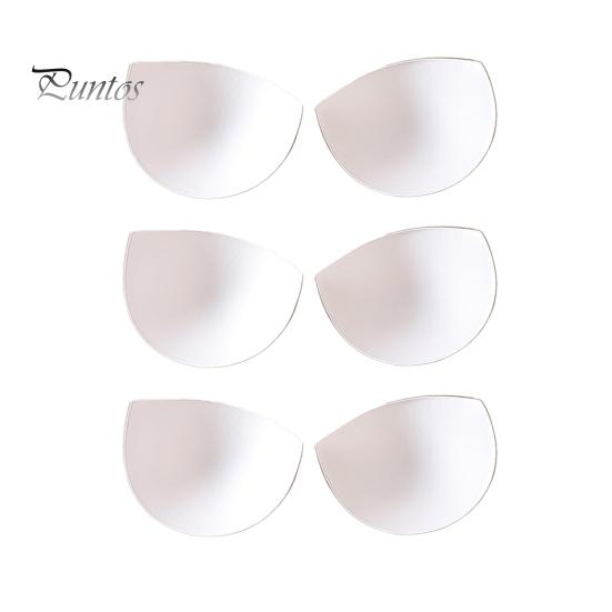 

3 пары ковриков для бюстгальтера, устойчивых к поту, противоскользящих, невидимых, тонких, дышащих, утолщенных, поддерживающих грудь, чехлов для сосков, бюстгальтеров без бретелек, женских лепестков для груди белый