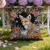 W-William M-Morris Art Fox Cushion Cover Home & Car Dual-Scene Pillow Cover: Reversible for Premium Comfort