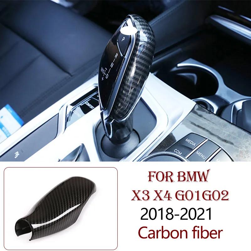 ABS Carbon Fiber For BMW X3 X4 G01 G02 2018-2025 Interior Kit Dashboard Console Gear Shift Panel Decoration Cover Trim Sticker
