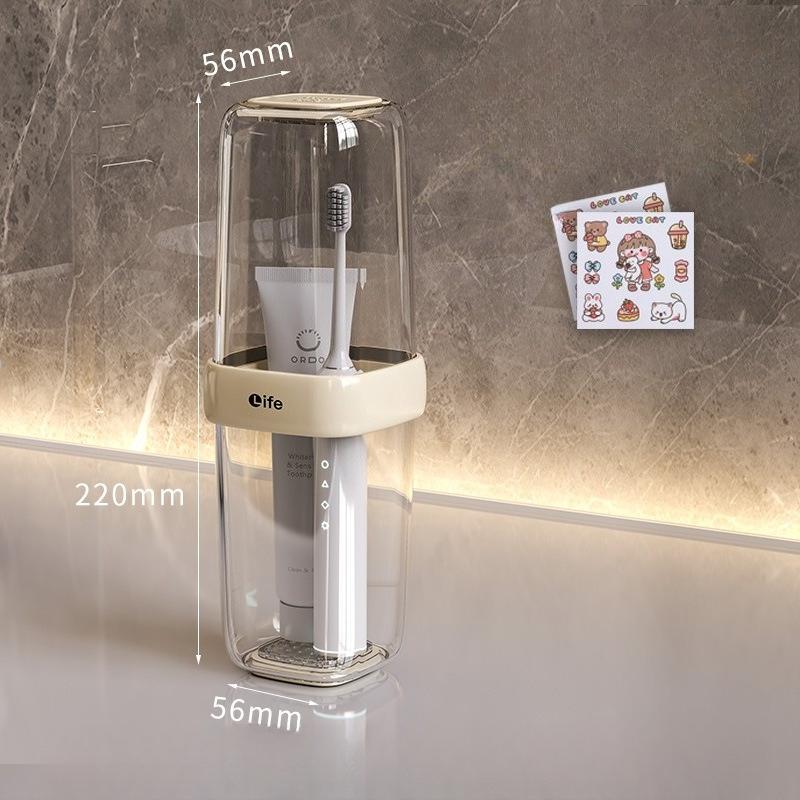 Toothbrush Cup, Travel Portable Toiletries, Toothbrush Box, Mouthwash Cup, Dental Kit Box, Storage Box, Toothbrush Set for Teeth