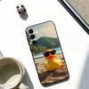 Duckling   Phone Case For Samsung Galaxy A73,A72,A71,A70,A53,A52,A51,Others Soft Black Cover