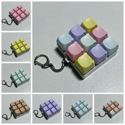 Teclado DIY Teclado de Dedos Tapas de Teclas Botón Clicker Juguete Lindo Juguete para Pellizcar Pasar el Tiempo