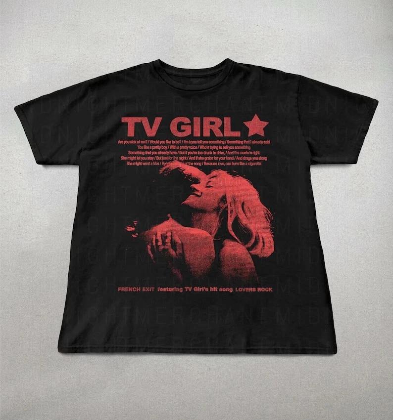 

Tv Girl tshirt, French Exit Album Tee, Cute indie band tee 3XL