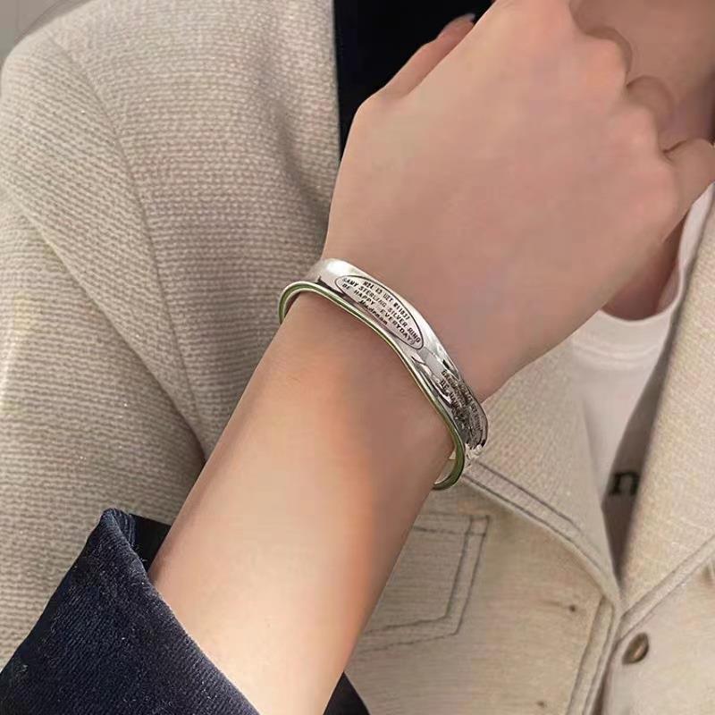 Retro Avocado Ring Bracelet For Women Irregular Adjustable Ring Handmade Designer Zircon Accessories Unisex Gift For Lovers