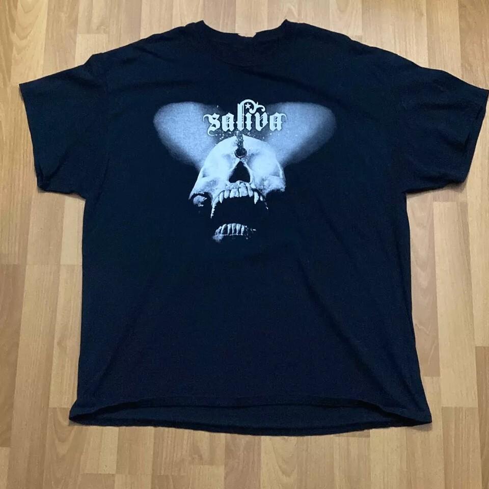 

Merry Christmas Saliva Band Cotton Black Full Size S To 4XL Shirt BL501 Unisex T-Shirt XXL