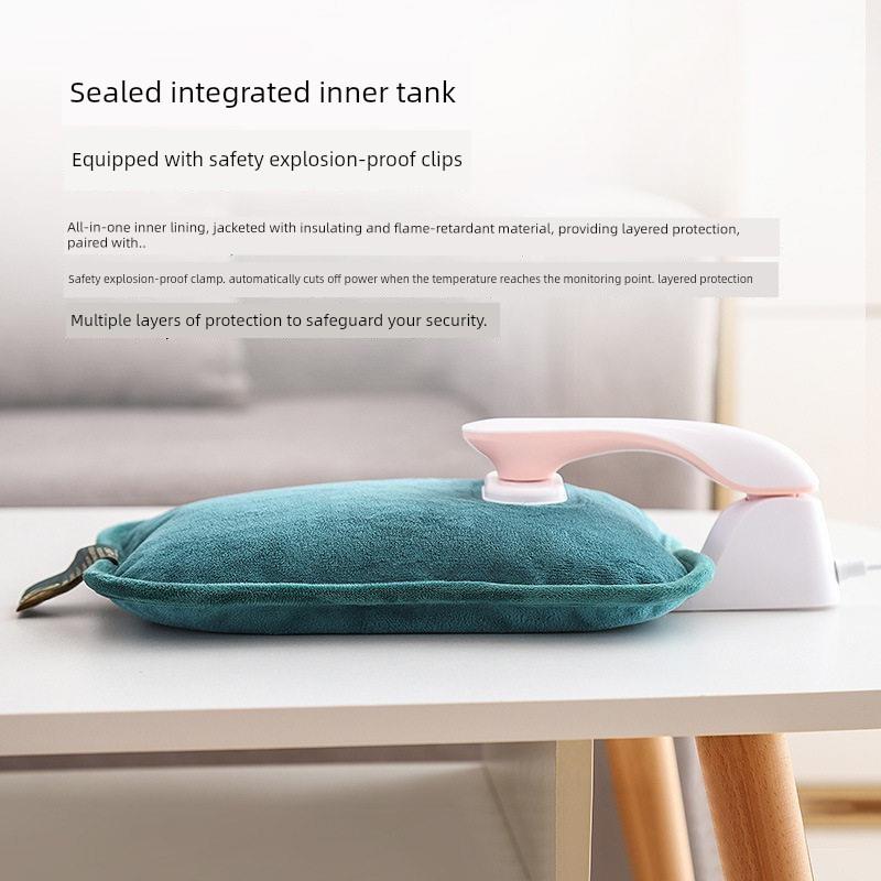 Internet-Famous Hot Water Bottle, Rechargeable Explosion-Proof Warm Water Bag, Fillable with Water and Electrically Heated, for Warming Hands